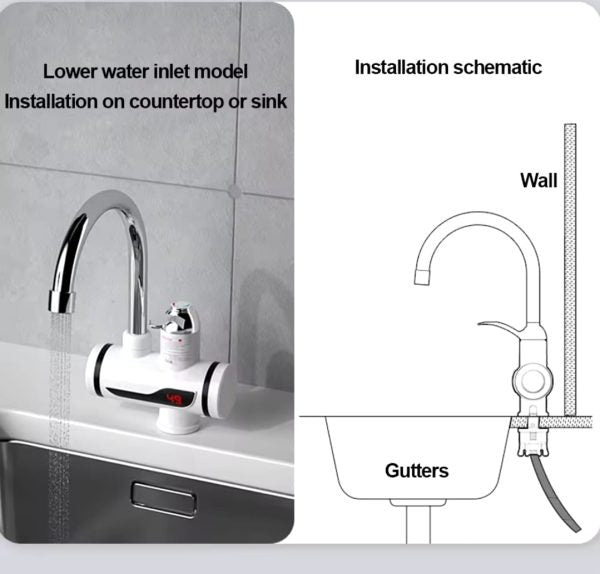 Electric Water Heating Faucet